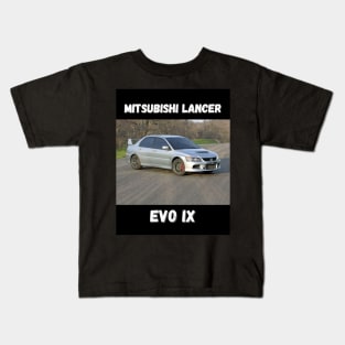 Mitsubishi Lancer Evo 9 - Design Kids T-Shirt